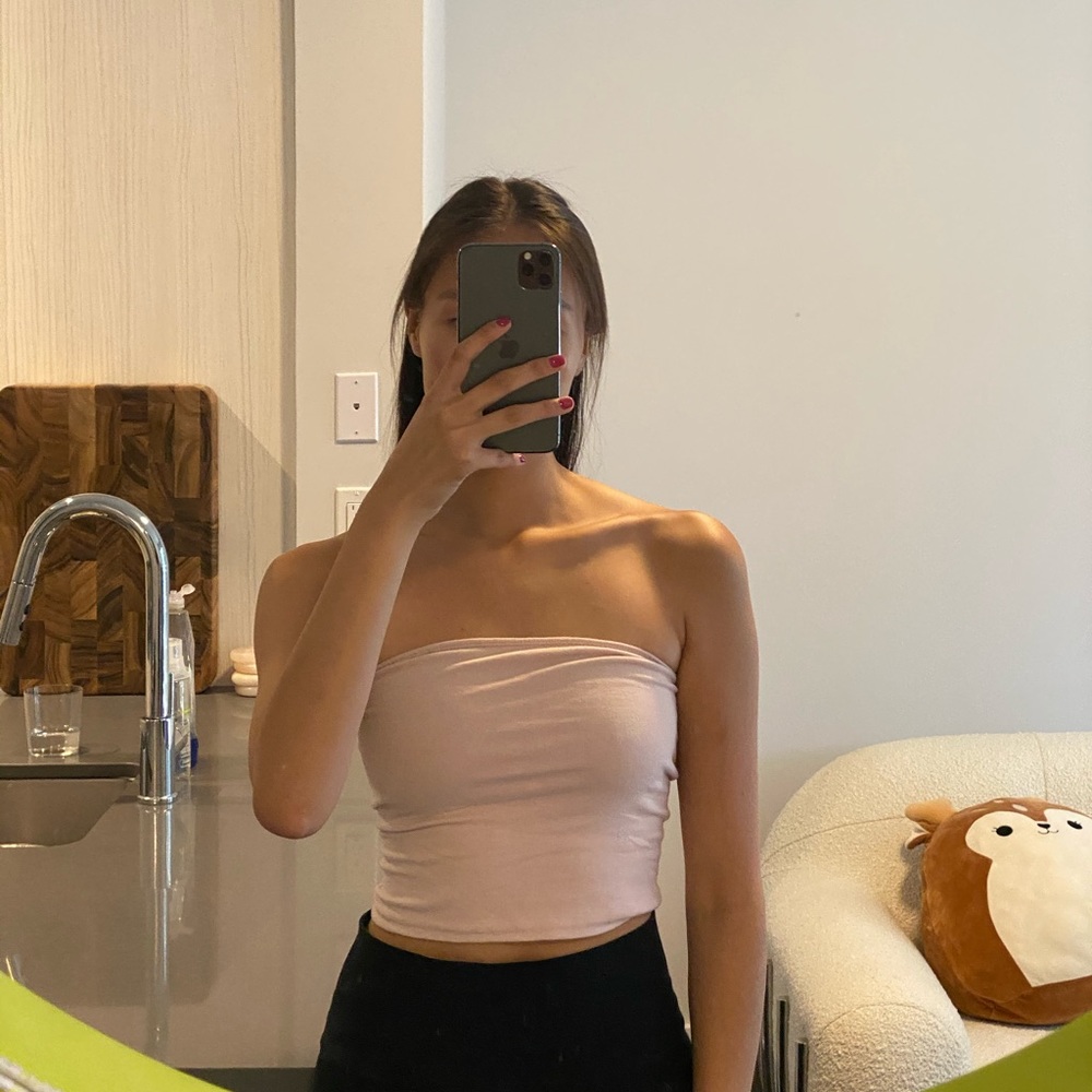 Brandy Melville Pink Tube Top